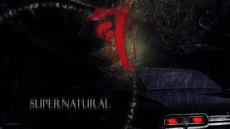 Supernatural - moje prace - Impala Wallpaper.jpg
