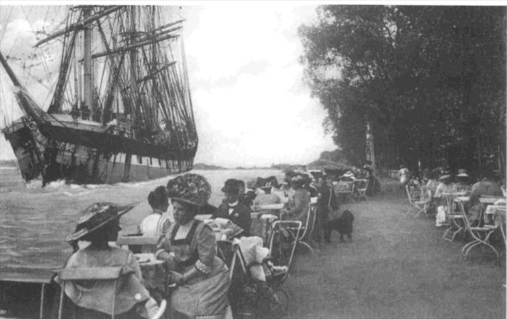 Stare fotografie - Szczecin. Letnia restauracja Oder przy nabrzeżu na Golęcinie. 1912 r..jpg
