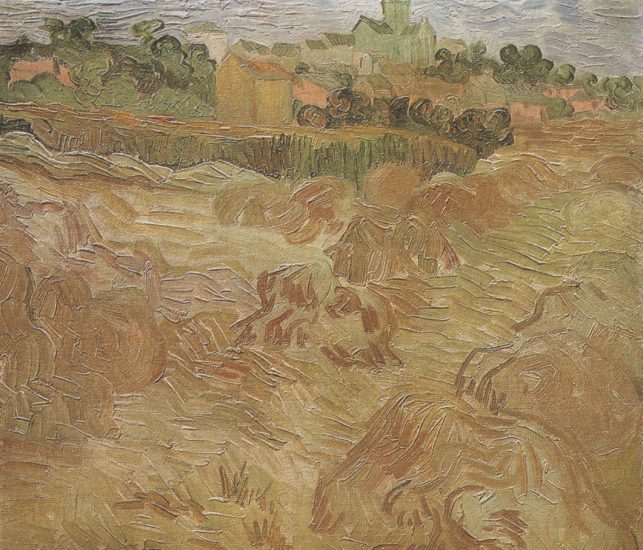 792 paintings 600dpi - 792. Wheatfield with Auvers in the background, Auvers-sur-Oise 1890.jpg