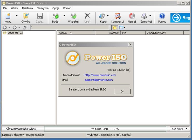PowerISO 7.6 x32 i x64 PL  KeyGen - PowerISO - SCREEN.png