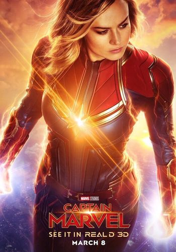  Avengers 2019 KAPITAN MARVEL - Captain Marvel 2019 - Super hero HD Poster.jpg