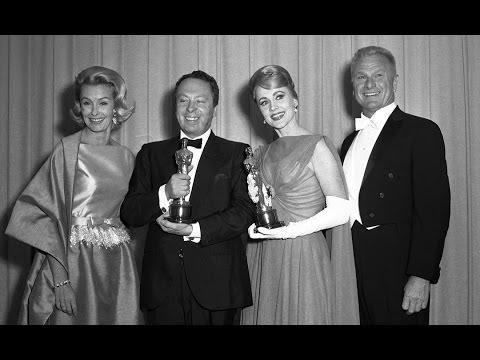 Oscary photo - 1961 Dina Merrill  Eddie Albert present Piero Gherard...n Color for West Side Story accepted by Anne Jeffrey.jpg